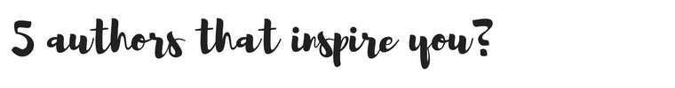 5-authors-that-inspire-you