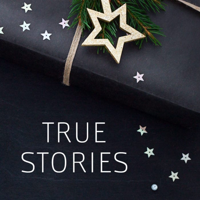 Two True Stories Holiday Bookgrams